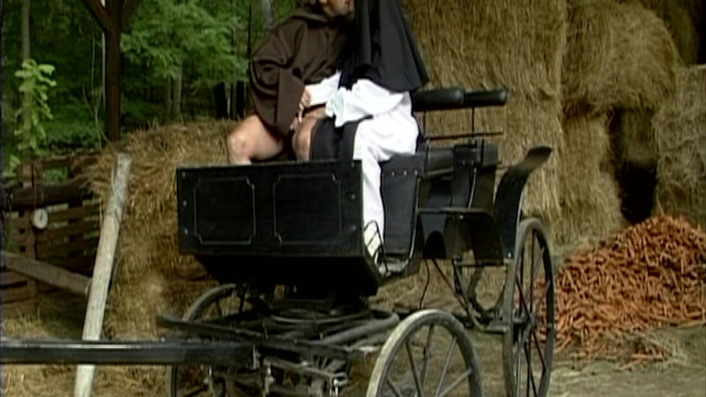 Erotic Club: Horny Nun's Prolapsing Pussy Stretched Wide and Fingered Deep