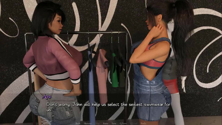 Dirty GamesXxX: Amor puro: Cara e um grupo de meninas, elas estão...