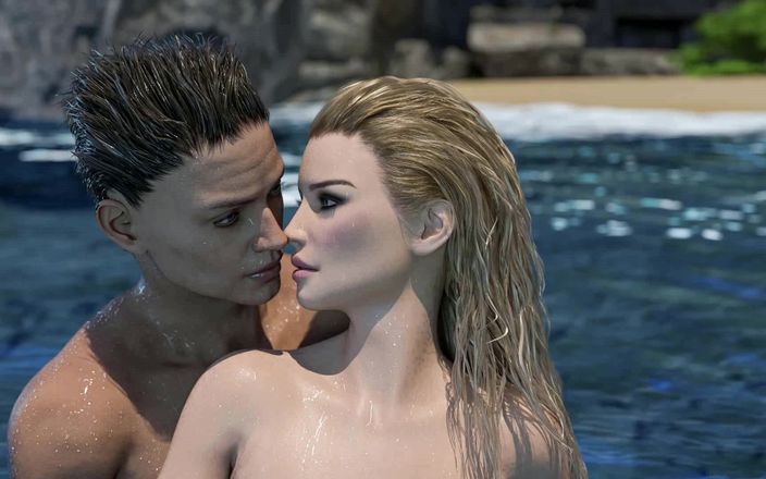 Dirty GamesXxX: Neverwhere hikayeleri: bikinili özel bir plajda ateşli fit seksi götlü sarışın -...