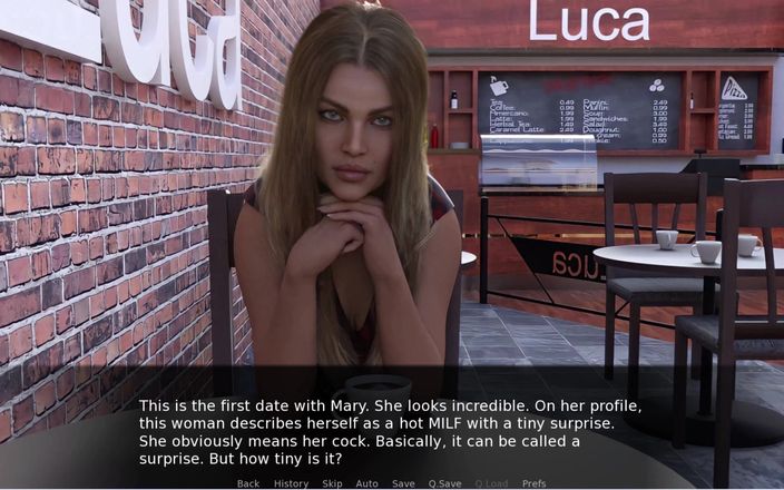 Snip Gameplay: Futa Dating Simulator 1 メアリーと出会い、犯されました。
