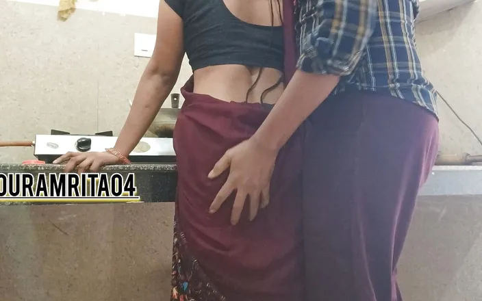 YOURAMRITA04: Indian Desi Village Kitchen Masturbaton