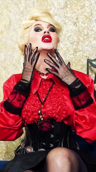 Halloween Red Lipstick Kisses