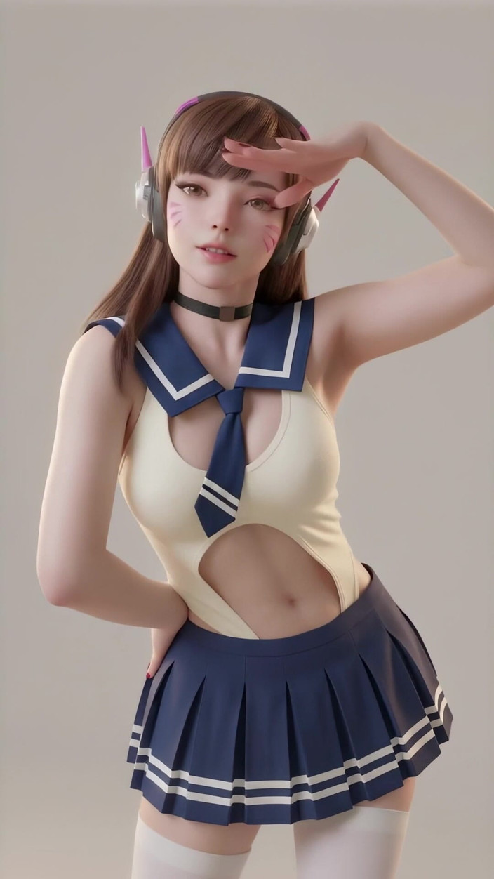 3D-Hentai Games: D.va'nın güzel dansı (apink - u you)