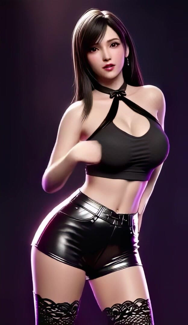 3D-Hentai Games: Tifa的激烈舞蹈（hellovenus - 我生病了）