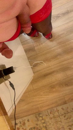 My stepmom lost the game and grabbed my dick