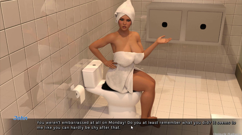Johannes Gaming: スケベストーリー - 彼女は犯されるのが大好きです、シャワー、ベッド、どこでも、xHamster