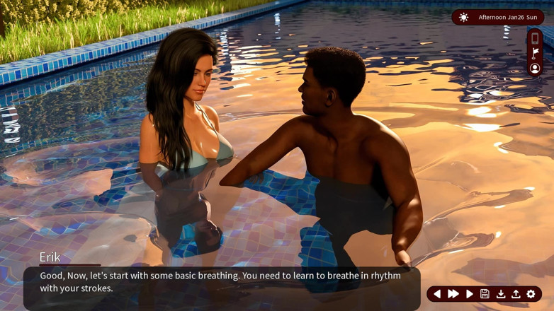 Dirty GamesXxX: Whispers of Desire: Swimming Lessons for the Hot Wife - Episode 31