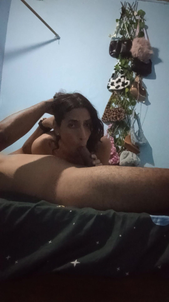 Femboy from Colombia: Good Blowjob That Gives a Lot of Pleasure