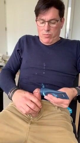 TJenner: Jerking off and edging at home and intense cumming
