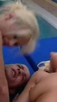 2 Blond Sluts for a Foursome with 2 Italian Stallions