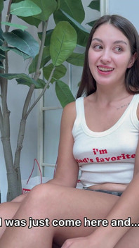 Step Sister Caught Me Jerking off and Get so Horny - She Aroused Me More and Rough Fuck Step Sis!