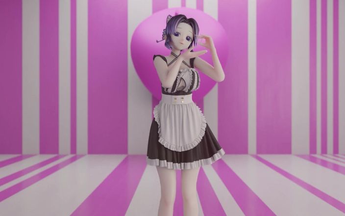 Mmd anime girls: Mmd R-18 cô gái anime khiêu vũ gợi cảm (clip 118)