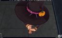 H3DC: 3D Hentai POV Dynia dziewczyna szarpanie kutasa