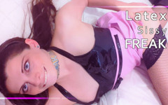Latex Sissy Freak Filled with Stepdaddy's Cum POV thumbnail