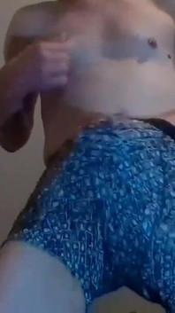 Nippleplay and Stroking Under My Boxer-briefs