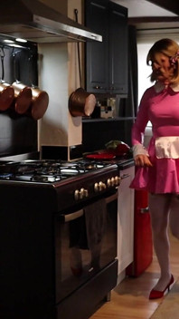 Sissy Dee Is Cooking Lady Fee Her Lunch Before Lady Fees Guest Arrives