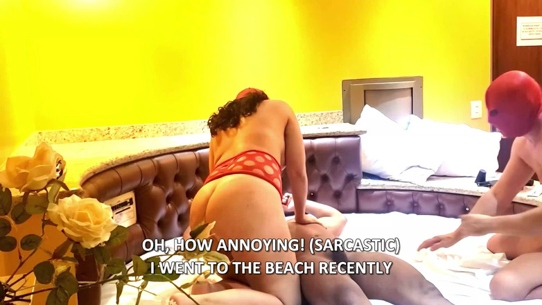 Minhaesposaparaoutro: Unartige verheiratete brasilianische Schlampe-Ehefrau verlangt zwei Schwänze – DP Echtes Bareback...