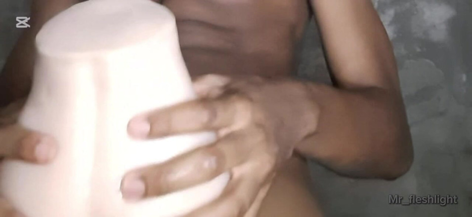 Black-2001: Look How I Fuck This Fleshlight, I Wish It Was...