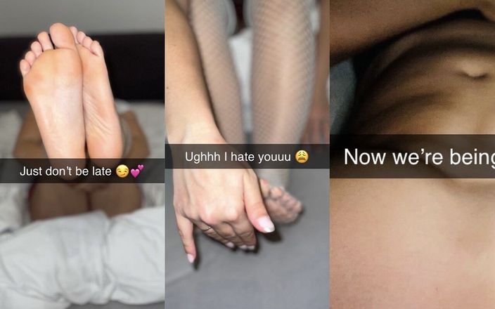 Celineandcesco: 熟女人妻在snapchat上和继兄弟给老公戴绿帽，并把它发给了她的老公