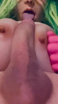 Self Titfuck Aiming My Load at My Open Mouth