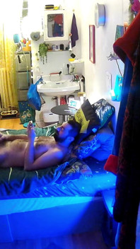 Sexy Touches Himself Completely Naked