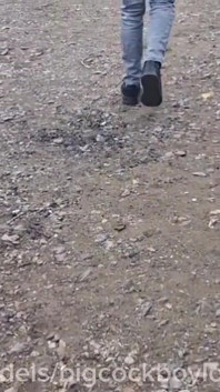 I Shamelessly Fucked a Sissy in Her Super Hot Holes Without a Condom in Public
