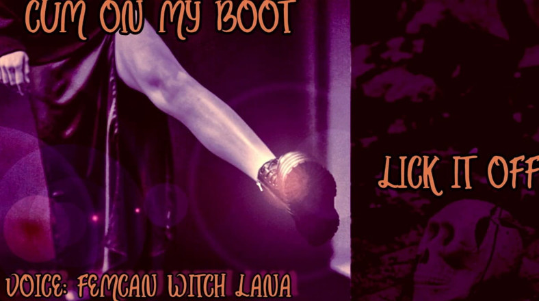 Campsissyboi: AUDIO ONLY - Cum on my boot lick it off