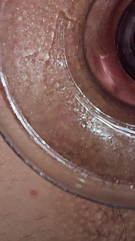 Vista POV nel profondo del mio buco del culo