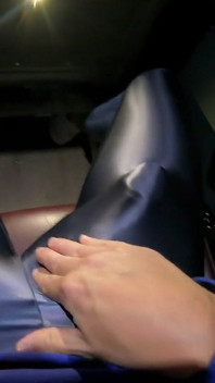 I Cum in Supertight Leggings on the Bus Getting Back From Training