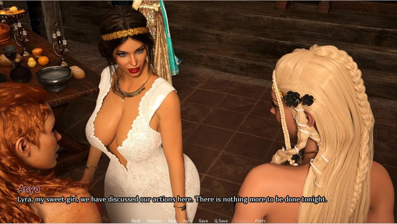 XXX Games Bunk: Valéria, a Lastheir - gameplay - rpg - banho lésbico