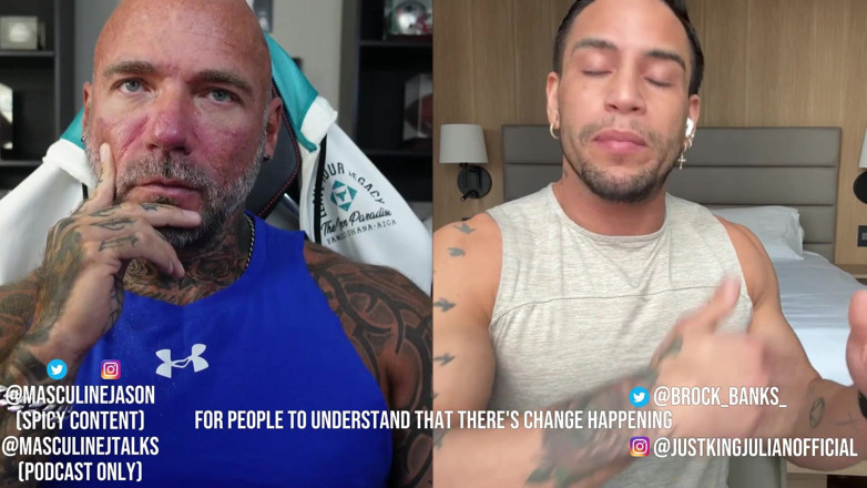 Raw and Uncensored with Masculine Jason: Mărturisiri de vedete porno - Brock Banks / King Julian (episodul 127)