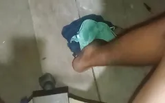Masturbating at Night While Sitting in a Chair