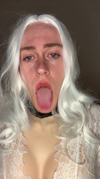 Teen Femboy Sissy White Dress Anal Masturbation