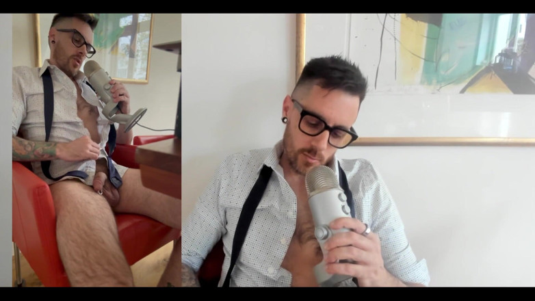Maxx Obsidian: Asmr Roleplay as Your Grad College Professor! Includes Cumshot!
