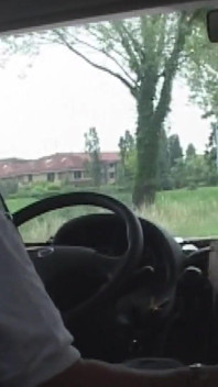 She Sucks His Cock While Driving and Then Gets Fucked in the Camper