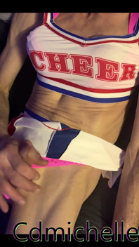 Cdmichelle, Une Pom-pom Girl En Tenue De Pom-pom Girl, Éjaculation Super Énorme