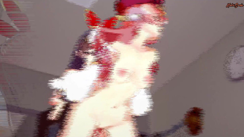Hentai Smash: Amber, Yanfei'yi takma yarakla domaltarak sikiyor - Genshin Impact Hentai.