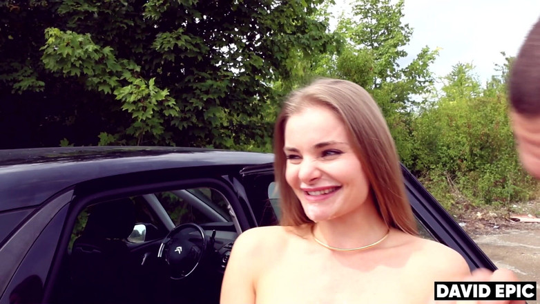 David Epic: Uber Driver Filled My Girlfriend's Pussy with Cum - Public Creampie...