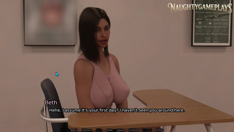Naughty gameplays: Тени доверия, часть 01, от Sieglinnde - милфу трахает большой черный член
