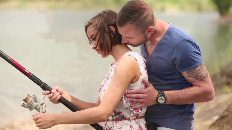 Desire Media: Anabelle &amp; Adam Black - outdoor sex with Anabelle