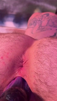 Making My Ftm Pussy Cream with Monster Dildo on Fucking Machine