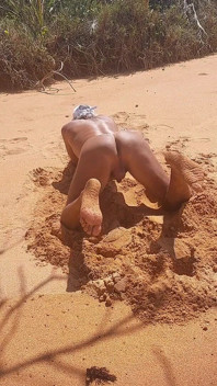 Ladysilva Naked on the Beach Come Fuck My Hot Tanned Ass
