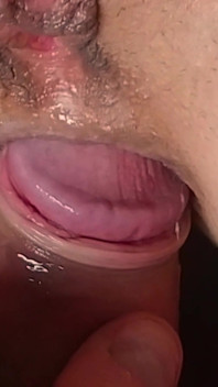 Amateur, gros plan, creampie anal