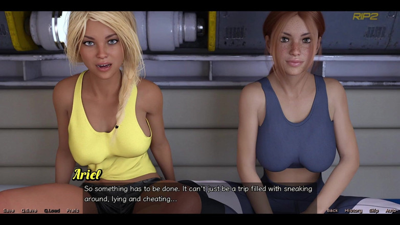 AVN Teller: Stranded in Space - Rough Talk with the Stepsisters