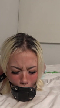 Lilly's Arched Hogtie & Tight Penis Gag Challenge: Powerless Drooling Submission! (fullhd)