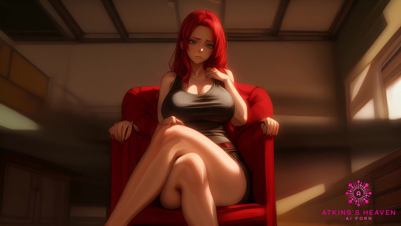 Atkins heaven: Üvey annenin kremsi duşu - ai porn