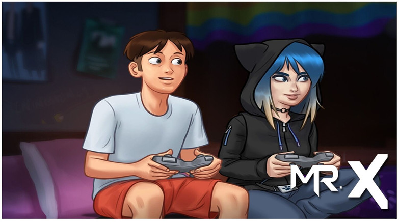Mr Studio X: SummertimeSaga - Lovely Girl Loves Rock and Video Games E1 #