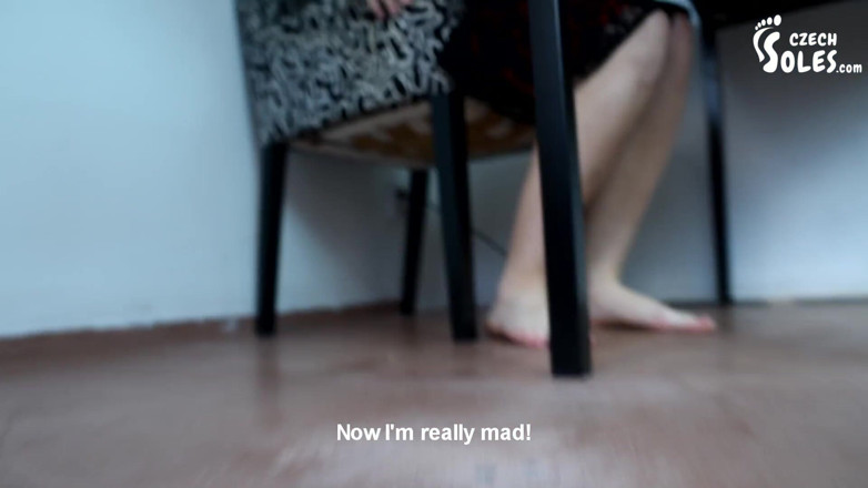 Czech Soles - foot fetish content: Foot crushing this annoying little bug - you!
