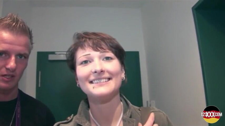 123XXX - 100% Amateurs: Fat Brunette German Chick Likes It From the Back