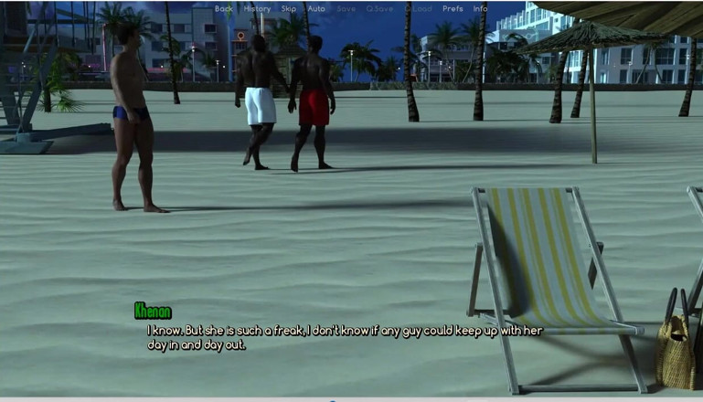 XXX Games Bunk: Ein lebenswertes Leben - Gameplay - Rollenspiel - Ehefrau fickt rettungsschwimmerin am Strand...